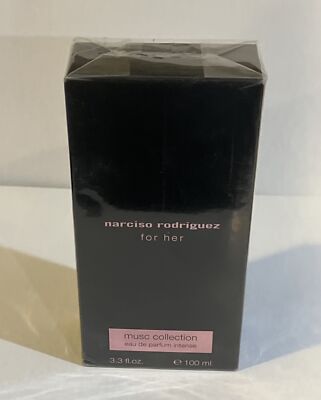 NIB NARCISO RODRIGUEZ For Her Musc Collection EDP Intense 3.3oz/100mL NEW-SEALED