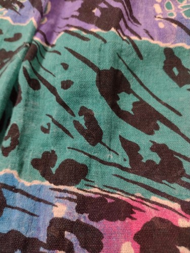 Styles To Go Maxi Skirt Colorful Animal Print Pleated Jade Women's Size Small - Picture 7 of 19
