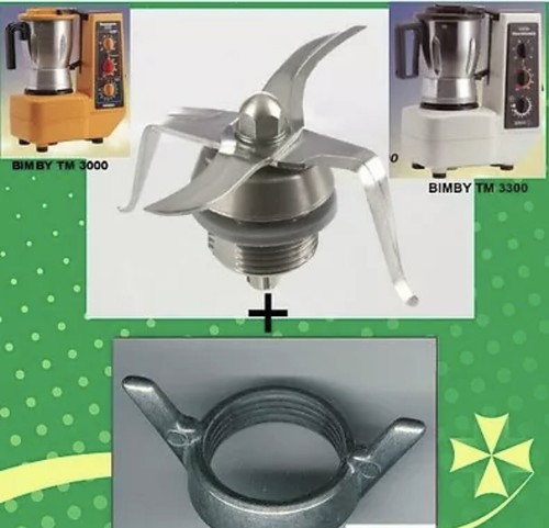 Coltello Impastare Per Bimby TM5 TM6 - Lame Acciaio Inox Senza Residui Per Pane E Pizza - Foto 8