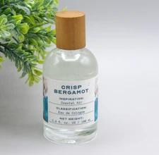 Tru Fragrance Crisp Bergamot Eau De Cologne Spray 3.4 oz New Without Box