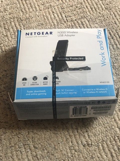 NetGear N300 WNA3100 Pre 802 11n Wireless Adapter For Sale Online EBay