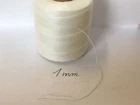 10m White Waxed Polyester Leather Yarn Trout Thread Upholstery Yarn
