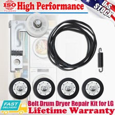 4581EL2002C Dryer Drum Roller Wheel and Shaft Pack of 4 For LG 4581EL2002H