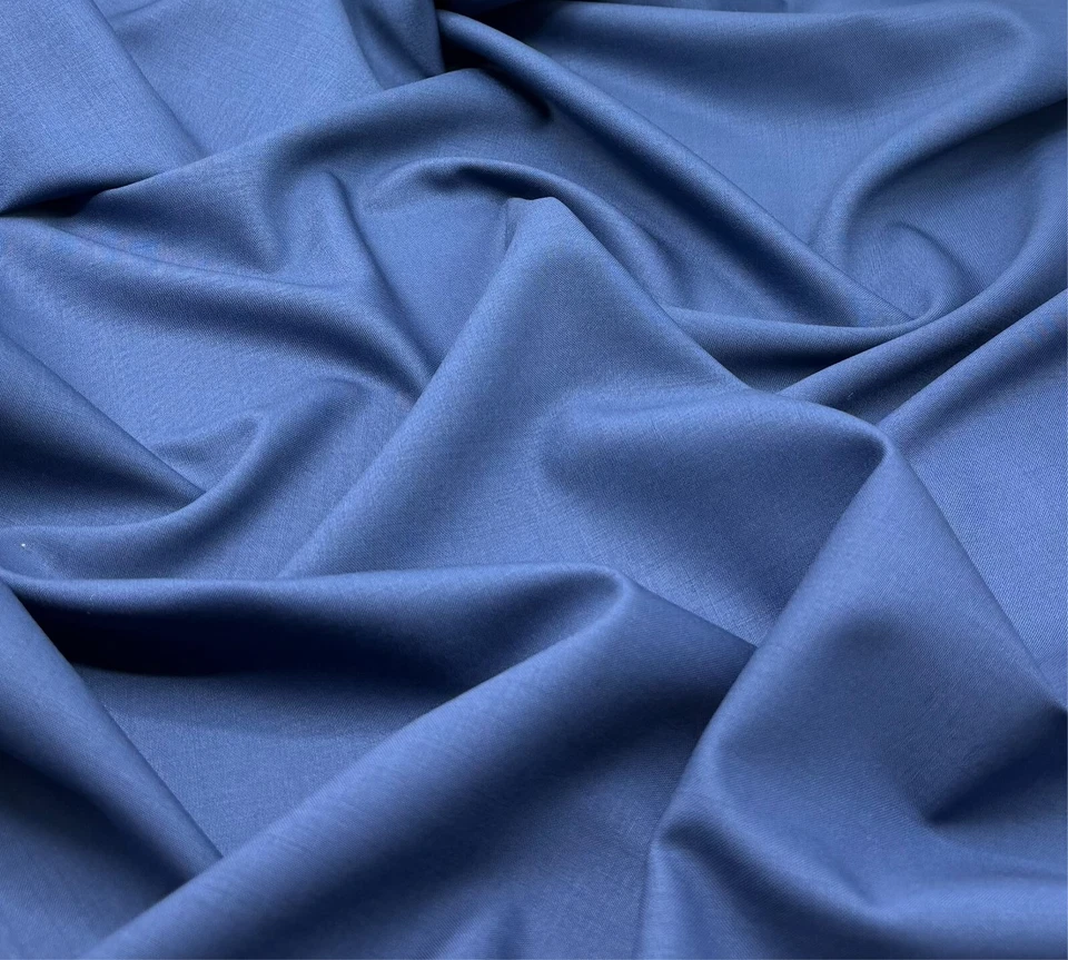 Chaquetas de traje de tela de lana y cachemir azul Super 150s Thobes, 3,50 m x 1,50 m Foto 4 de 4