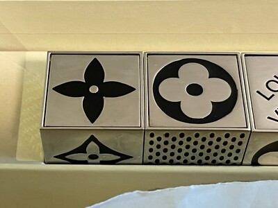 Louis Vuitton Novelty Dice Monogram Cube Game Silver 2011