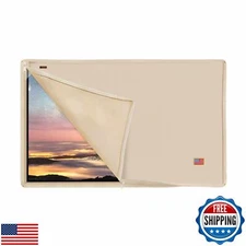 IC ICLOVER 65 inch Outdoor TV Cover for Slim TVs, 3 Side Full Zipper Access E