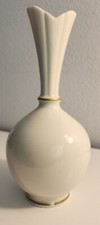 Vintage 8" Lenox Bud Vase 24K Gold Trim. Made in USA.