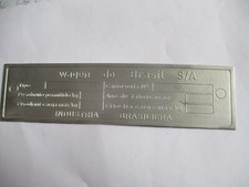 Typenschild Schild für VW Bus Käfer SP2 Puma Brasilien s79 do Brasil Brasiliera