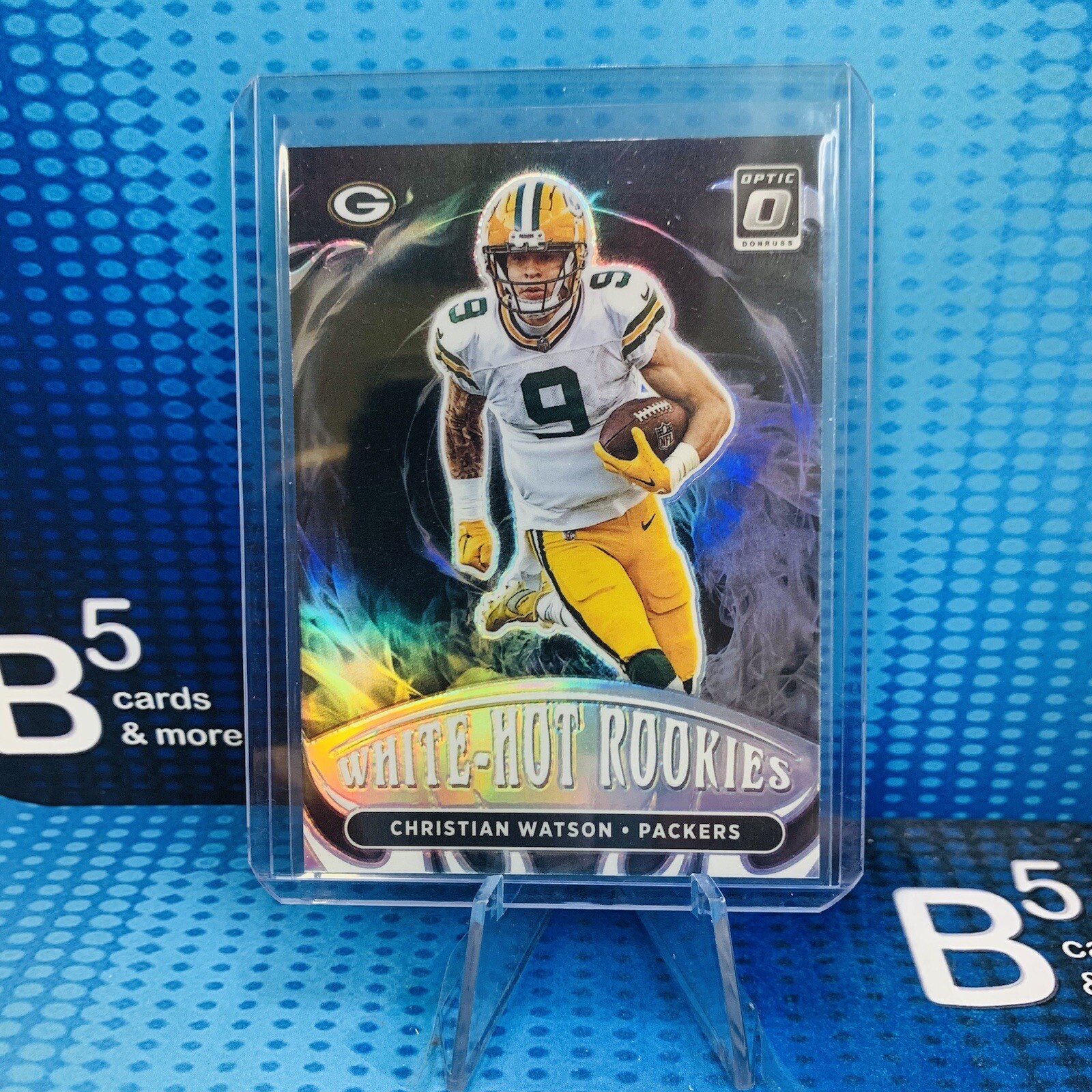 Christian Watson 2022 Donruss Optic White Hot Rookies Holo Prizm Rookie #WHR-7