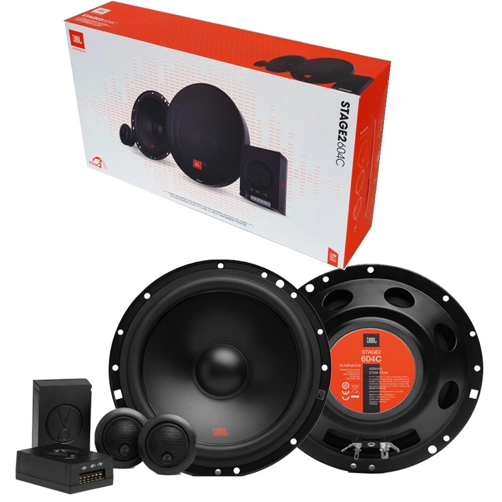 JBL STAGE 2 604C 65 Компонентные динамики 6-12 Вт Решетки Твитеры Кроссоверы