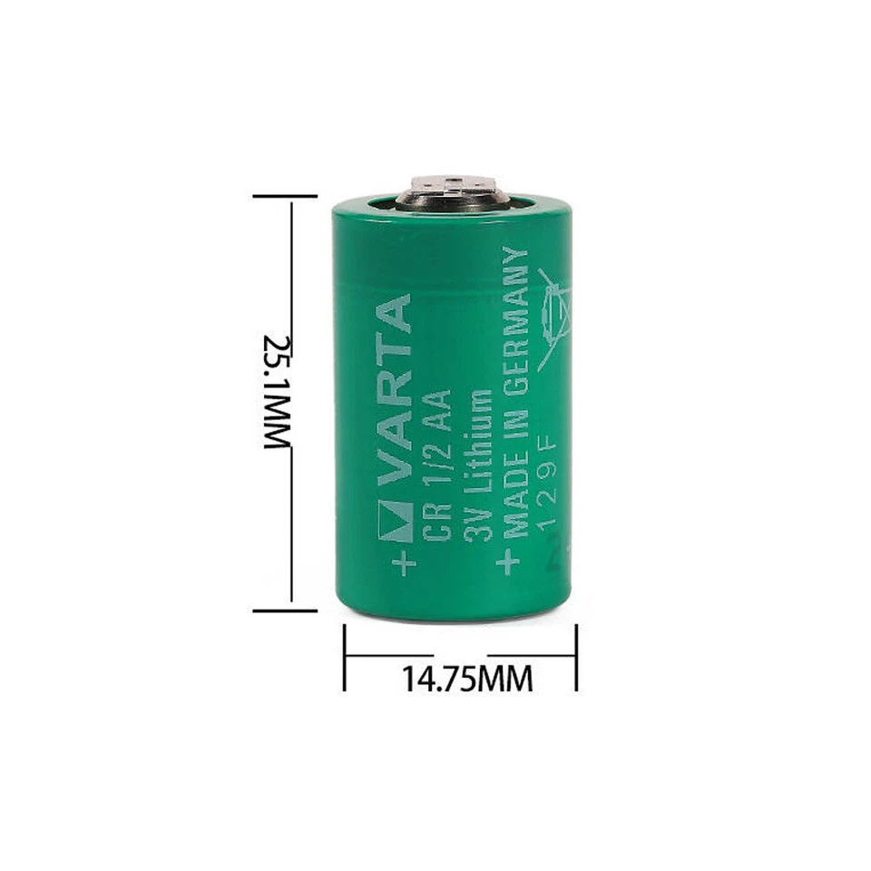 Batería Micro Li-ion Varta CR1/2AA CR14250 950mAh 50 un. No recargable Foto 3 de 4