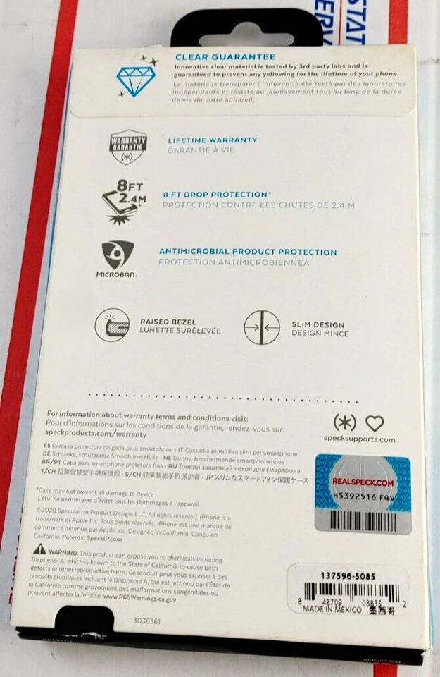 Kit protector Justice Fashion funda de teléfono para Apple iPhone 11/XR azul brillo Foto 2 de 2