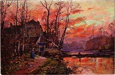 Old postcard Limousin - Etangs de la Vezere (1039258)