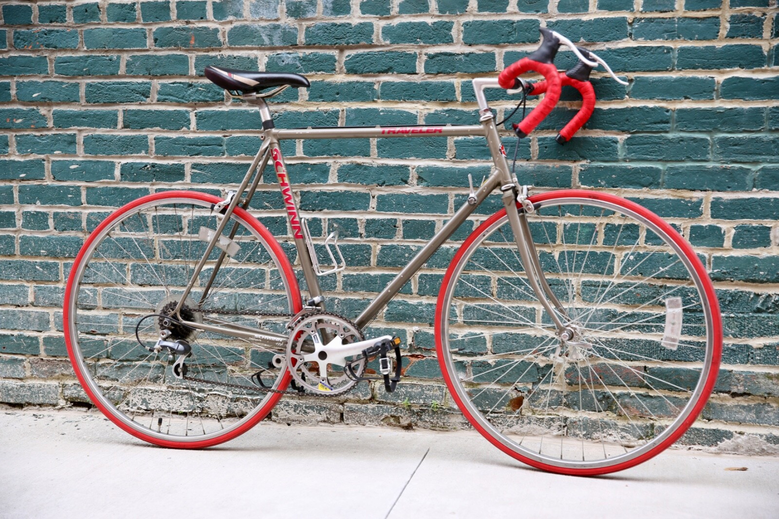 Vintage Schwinn Traveler Touring Road Bike 58cm frame upgrades