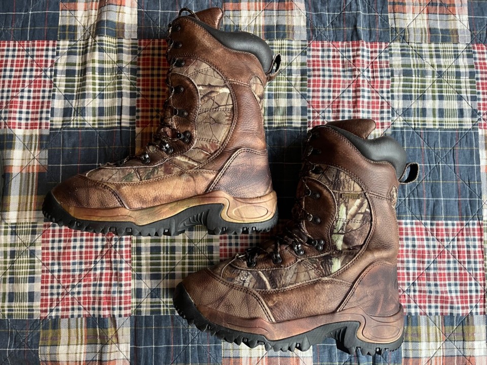 Cabela's Camo Inferno Insulated Waterproof Hunting Boots Men’s Sz 12 D