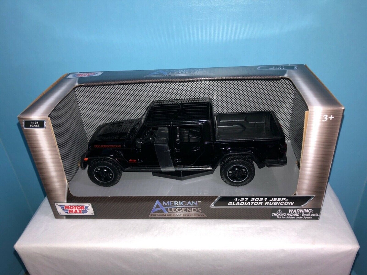 MotorMax American Legends 1:24 Scale 2021 Black 1/27 Jeep