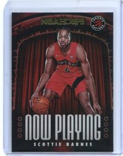 2021-22 Hoops NBA SCOTTIE BARNES RC Rookie Now Playing HOLO PARALLEL #4 RAPTORS