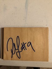RASHARD LEWIS SIGNED AUTOGRAPH FLOOR BOARD COA WIZARDS SONICS MAGIC HEAT