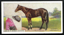 BRITISH AMERICAN (PRINTED) - FAMOUS RACEHORSES - #13 HAPPY RECRUIT