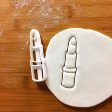 Lipstick Makeup Cookie Cutter - beauty glamor slumber party pamper makeover