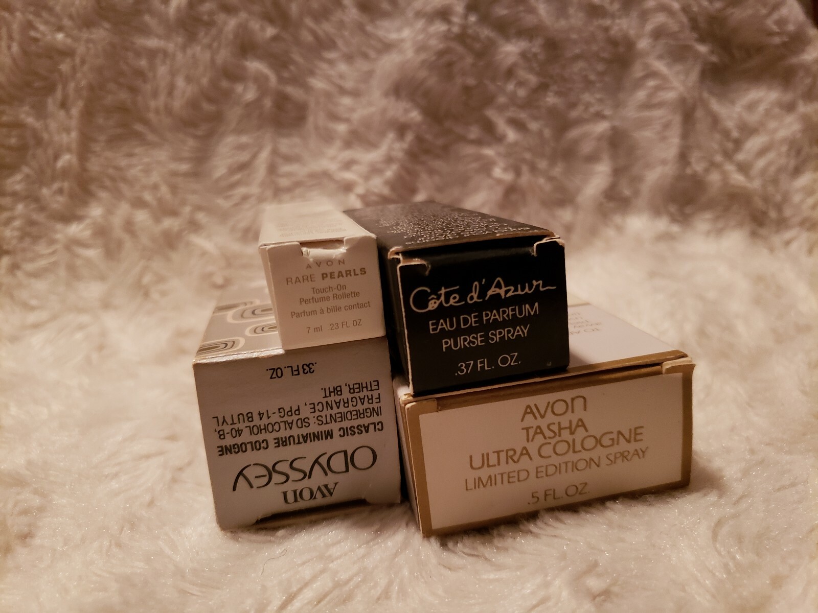 4 Lot Avon Perfume Cologne Tasha Ultra Odyssey Cote D Azure Rare Pearls Travel Ebay