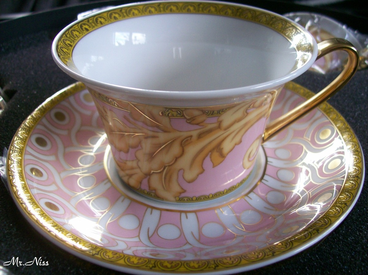 Rosenthal Versace Les Rêves Byzantins 6 x Teetassen 2-tlg ***NEU