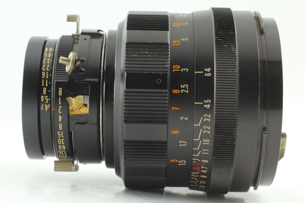 MAMIYA UNIVERSAL SEKOR P 127ｍｍ F4.7 Exc+4] Mamiya Sekor P 127mm f/4.7 Lens For Universal Press