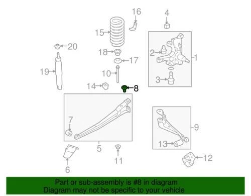 Ajustador de soporte de montaje SD genuino Ford E-350 Super Duty F-250/350 5C3Z-3B440-T Foto 2 de 2