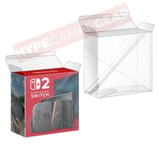 Nintendo Switch 2 Box Protector & Display Case | PET Plastic | Acid-Free |