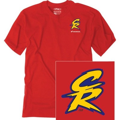 Factory Effex Honda Retro CR T-Shirts Motorrad Street Dirt Bike Rot