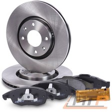 BREMSSCHEIBEN BELÜFTET Ø283 + BREMSBELÄGE VORNE FÜR CITROEN C4 1.6 1.8 AB BJ 06-