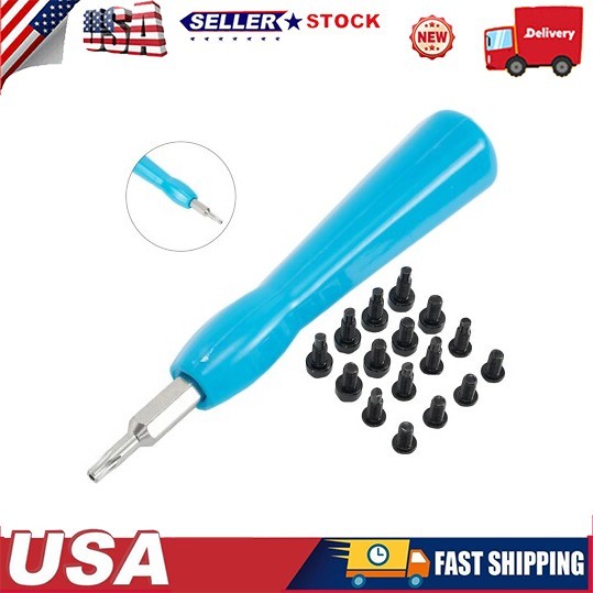 RING Doorbell Replacement Security Screws and Screwdriver Kit with 16 Screws  -image