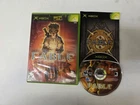 Fable 1 2004 Black Label Original Microsoft Xbox Complete Water Damage