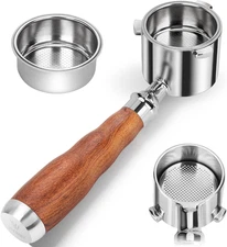 51Mm Bottomless Portafilter 3 Ears for De'Longhi La Specialista EC9335 9155 9355