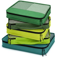 5 Pcs Packing Cubes for Suitcase Large Travel Cubes Carry on Luggage Organize...