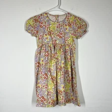 Tucker + Tate Girls Floral Short Sleeve 100% Cotton Dress Dress Size 6