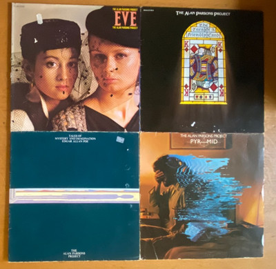 Alan Parsons Project 4 LP Set: Tales of Mystery + Pyramid + Eve + Friendly Ca