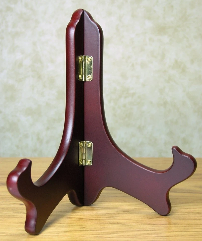 Деревянные мольберты Mahogony - высококачественная складная демонстрационная подставка - высота 7 дюймов - набор o... - Изображение 3 из 4