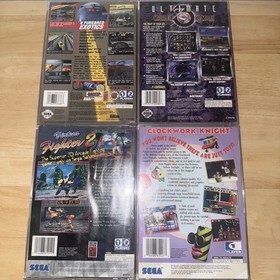 SEGA SATURN LOT OF 4 MK3 VIRTUA FIGHTER 2 CLOCKWORK KNIGHT THE NEED FOR SPEED