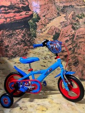 Huffy Kids Blue 12" Spiderman  Childrens Bike