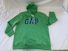 GAP LOGO PULLOVER Hoodie Long Sleeve Sweatshirt for MEN XXL NEW W/Tags Read