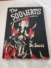 The 500 Hats of Bartholomew Cubbins - Dr. Seuss Book Club Edition Copyright 1938