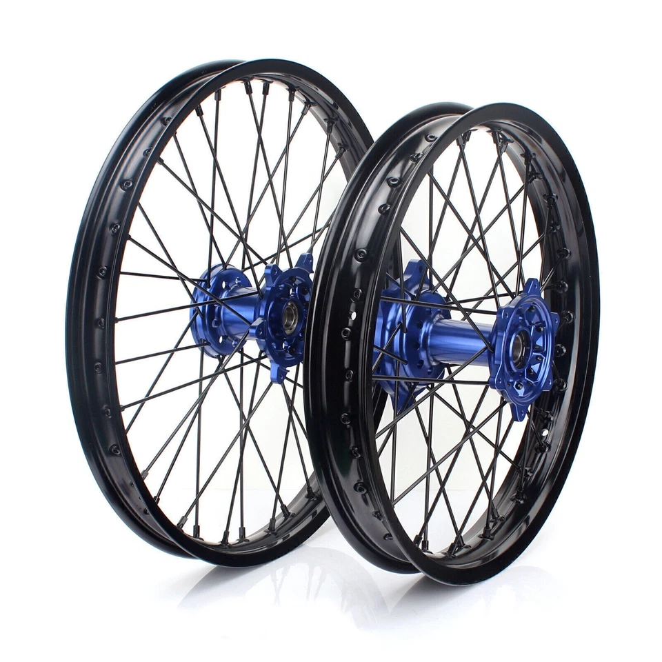 For Yamaha 21"+19" CNC Wheels Rims Hubs Kit YZ250F YZ450F 2014-2025 YZ 250 450 F - Imagem 2 de 4