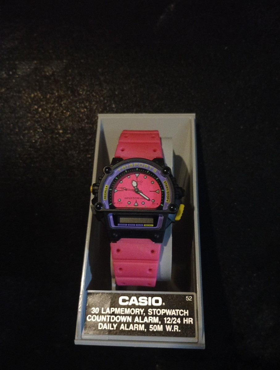 CASIO TRI-10W TRISPORTS アナログとデジタル腕時計 CASIO TRI-10W TRISPORTS アナログとデジタル腕時計 Vintage