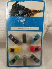 BACHMANN AUTOS SET #2 42520 1" TALL PACKAGE IN POOR CONDITION