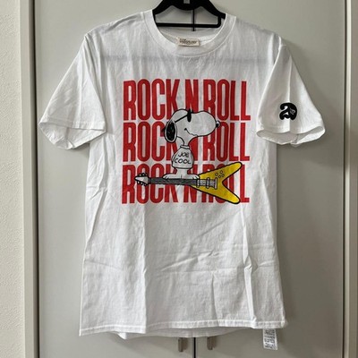 Peanuts Snoopy Zepp Collaboration White T-Shirt M Near Mint