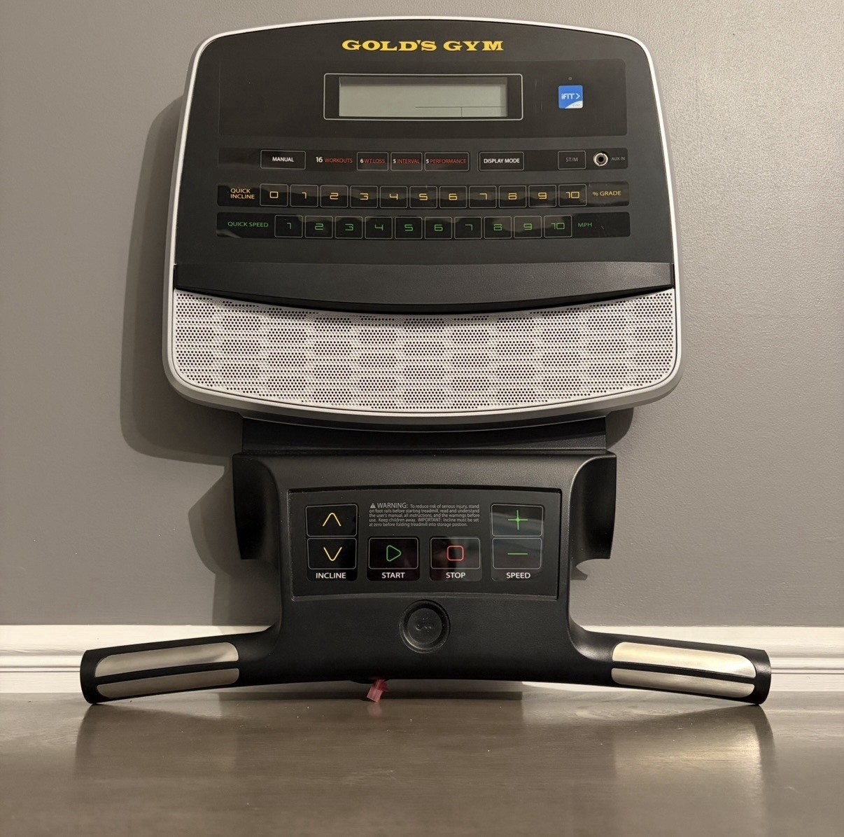 Gold’s Gym 430i Tapis Roulant Trainer Display Console Assemblaggio