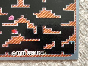 Chack'n Pop 1985 Menko Mini Card 288 Family Computer Amada Nintendo Game Japan