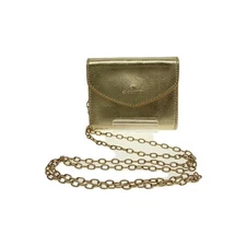 IL BISONTE Coin Case Gold Ladies SCC119