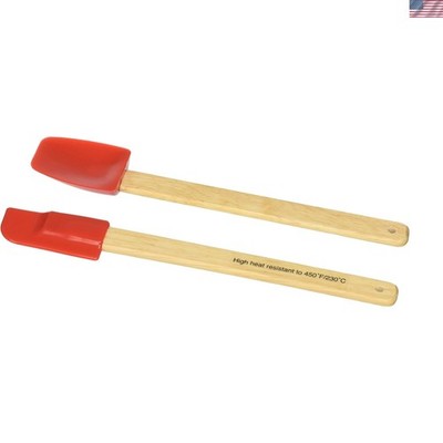 Versatile Mini Spatula and Scoop Set - Red Kitchen Essentials for Efficiency